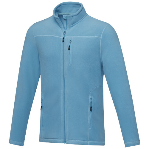 Polaire publicitaire homme recyclée zippée Amber Bleu NXT